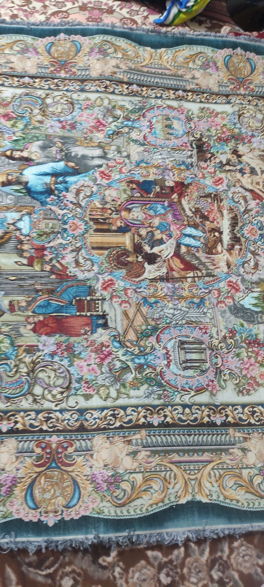 قالیچه تمام. ابریشم